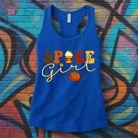 Spice Girl Retro Thankful Gift For Thanksgiving Women's Tank Top thumb 3