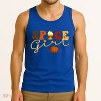 Spice Girl Retro Thankful Gift For Thanksgiving Tank Top thumb 3