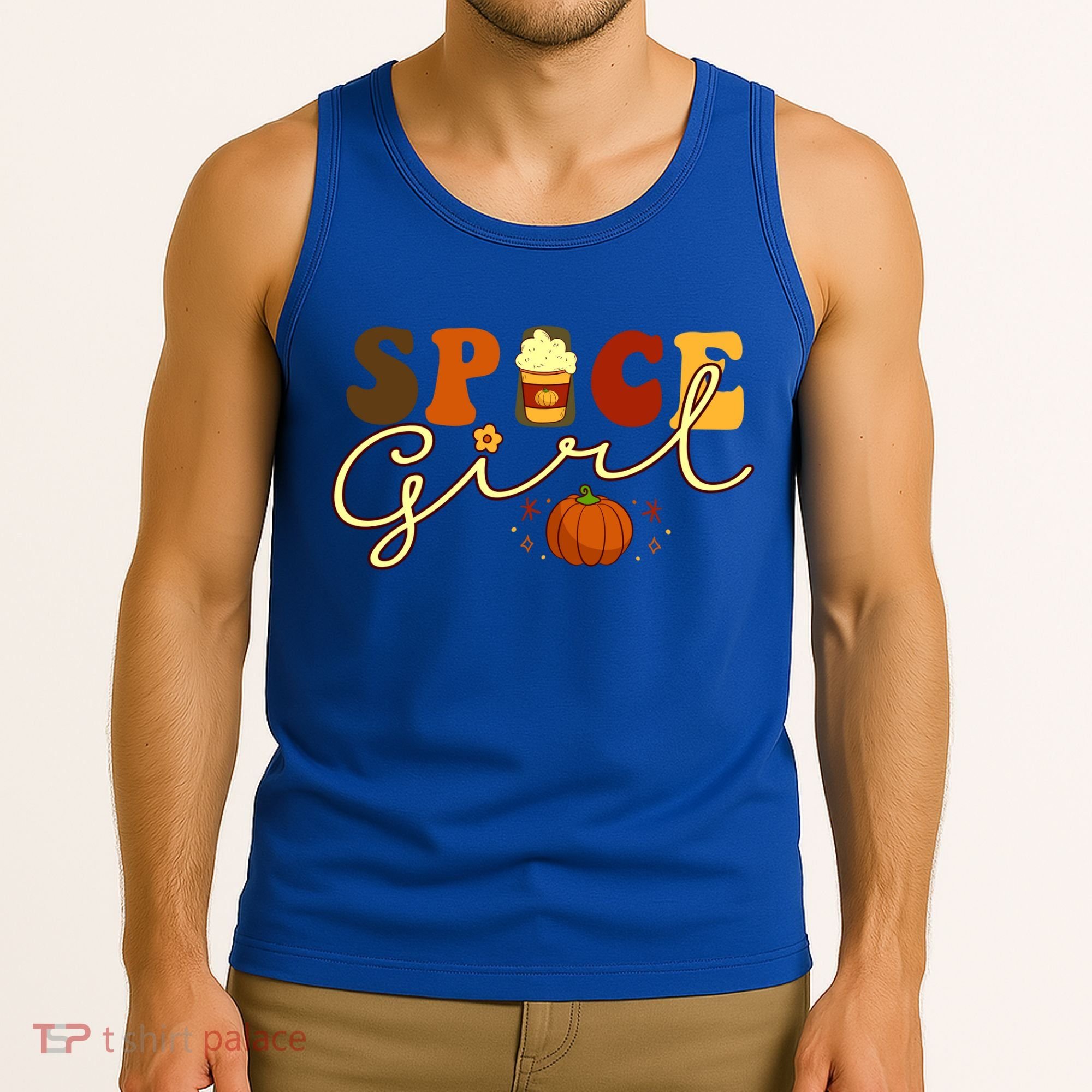 Spice Girl Retro Thankful Gift For Thanksgiving Tank Top