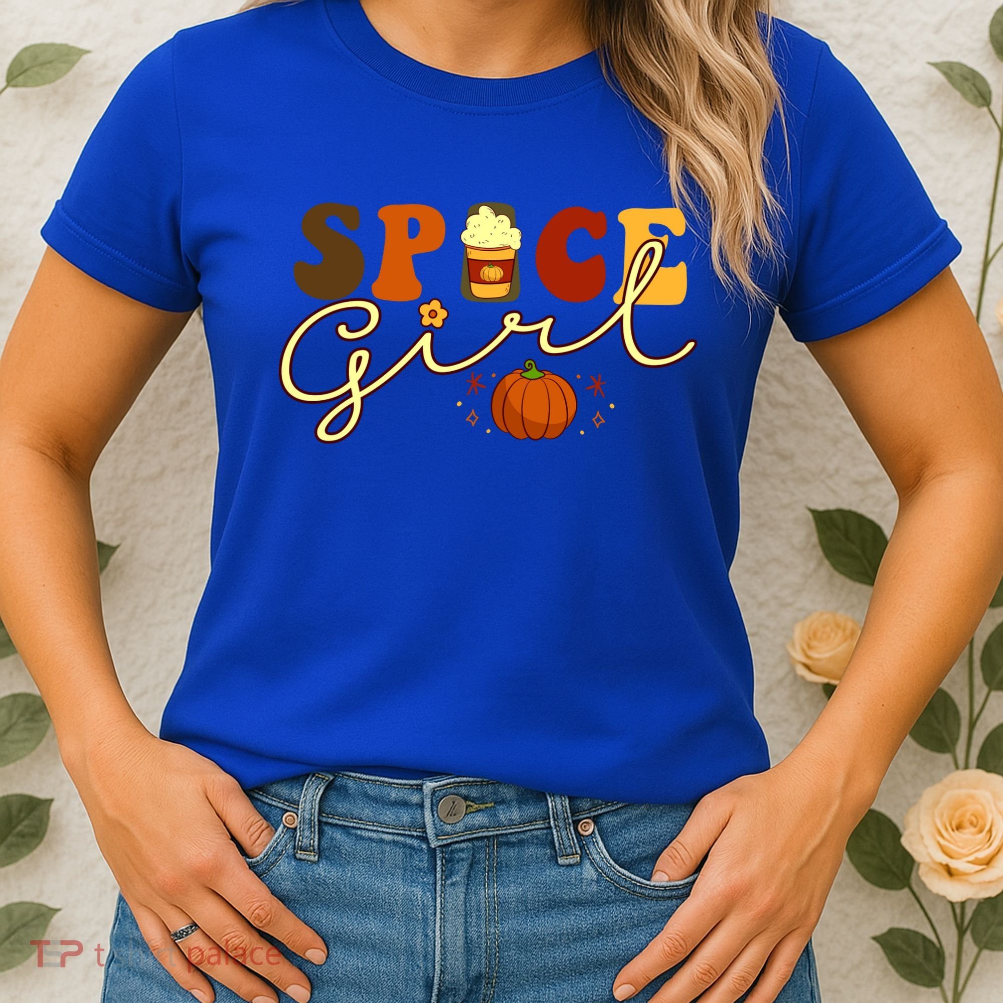 Spice Girl Retro Thankful Gift For Thanksgiving Women's T-Shirt