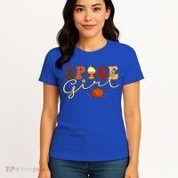 Spice Girl Retro Thankful Gift For Thanksgiving Women's T-Shirt thumb 4