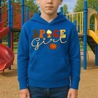 Spice Girl Retro Thankful Gift For Thanksgiving Kids Hoodie thumb 2