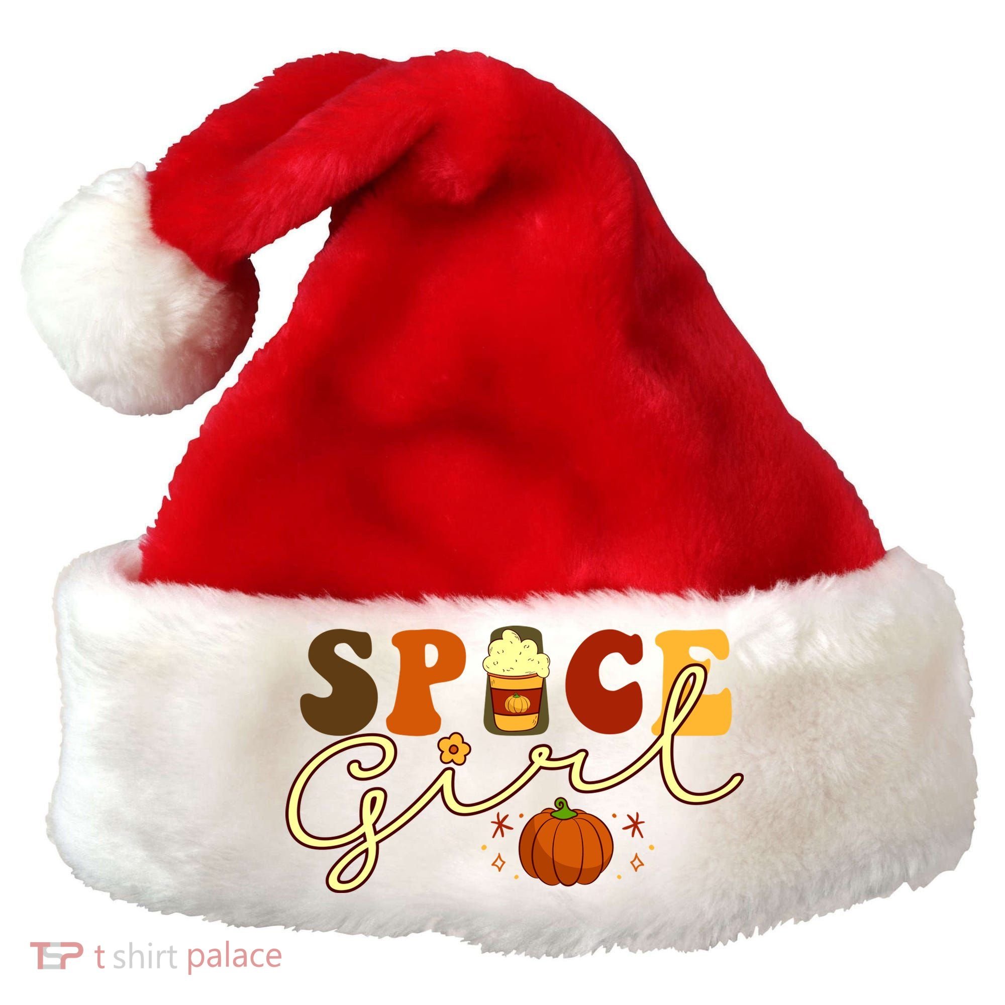 Spice Girl Retro Thankful Gift For Thanksgiving Santa Hat