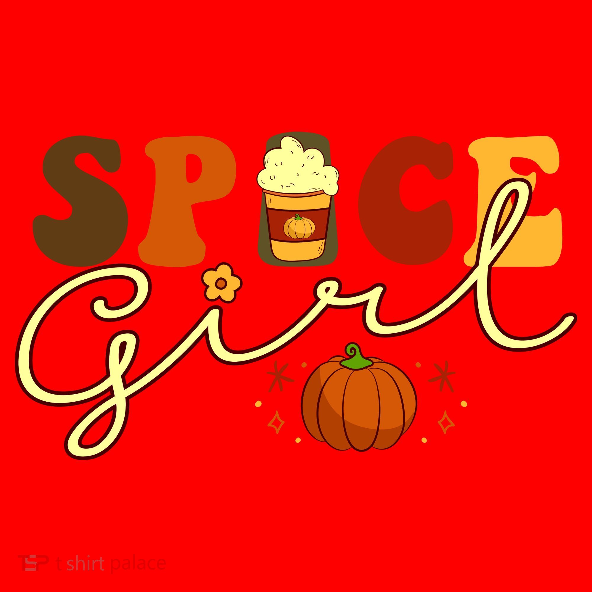 Spice Girl Retro Thankful Gift For Thanksgiving Santa Hat