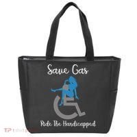 SAVE GAS RIDE THE Handicapped Tote Bag thumb 0