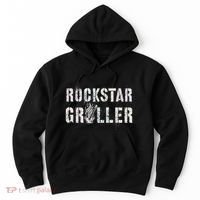Summer Grilling Rockstar Griller Pit Dad Patio Meat Gangster Hoodie thumb 0