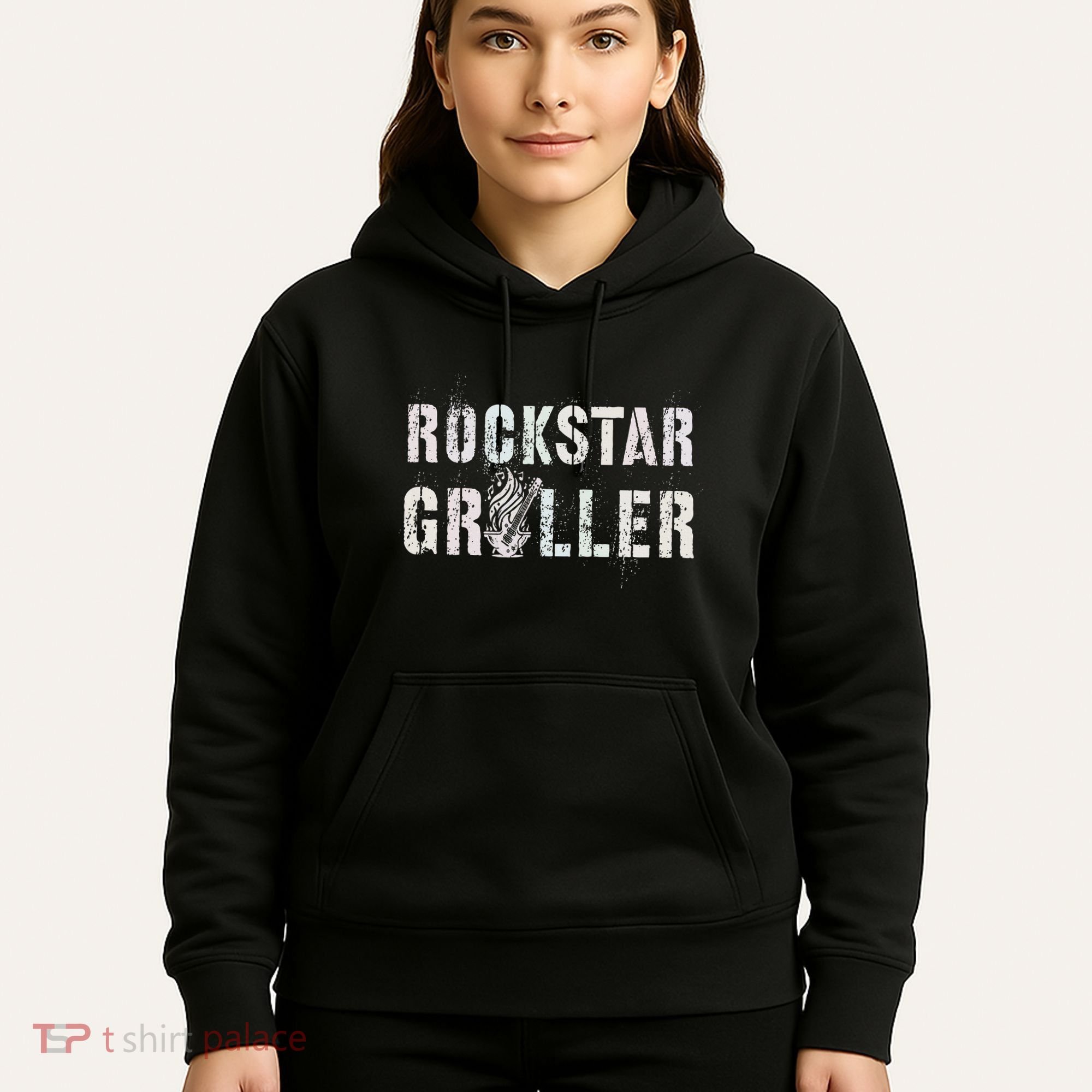 Summer Grilling Rockstar Griller Pit Dad Patio Meat Gangster Hoodie