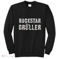 Summer Grilling Rockstar Griller Pit Dad Patio Meat Gangster Sweatshirt thumb 0