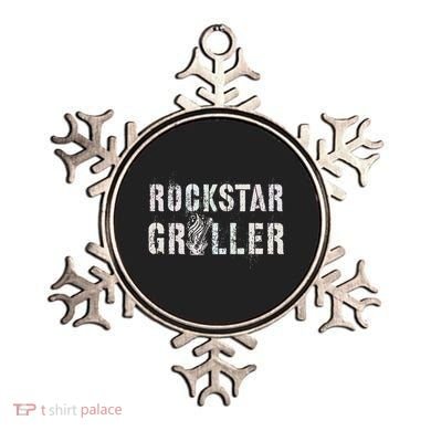 Summer Grilling Rockstar Griller Pit Dad Patio Meat Gangster Ornament