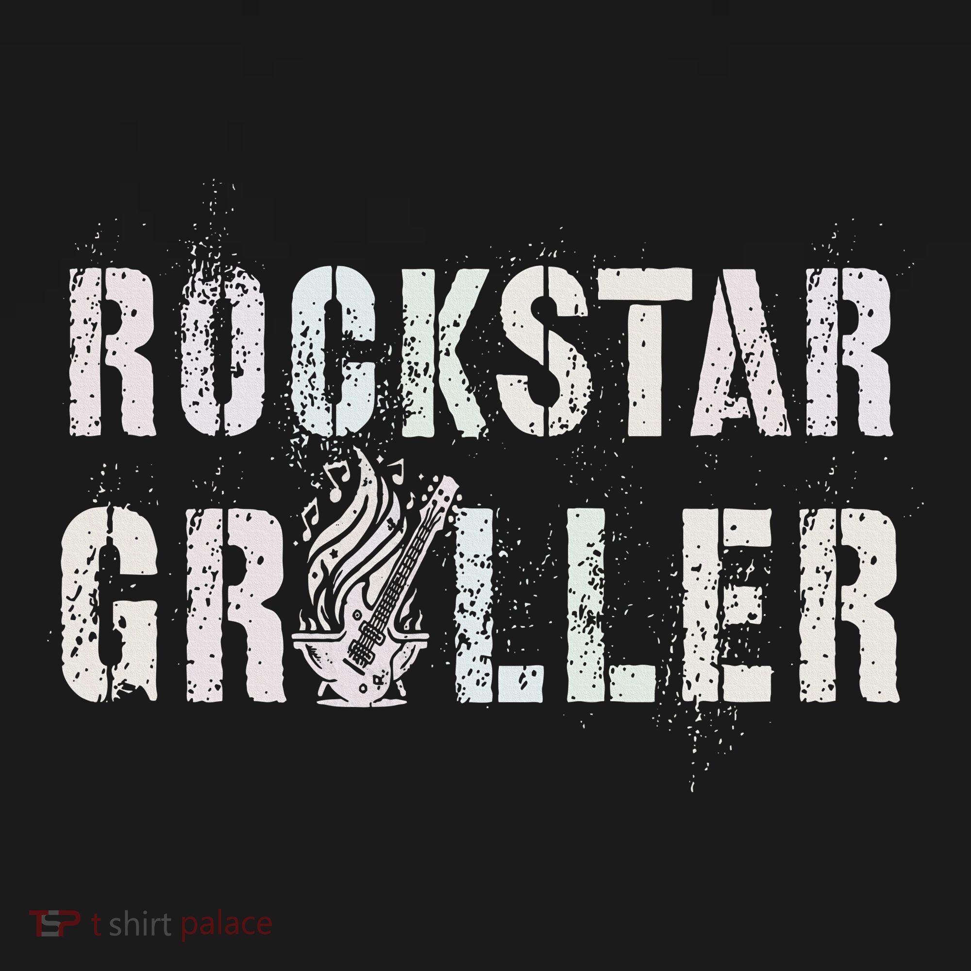 Summer Grilling Rockstar Griller Pit Dad Patio Meat Gangster Tall Hoodie