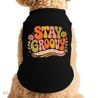 Stay Groovy Retro Doggie Tank thumb 0