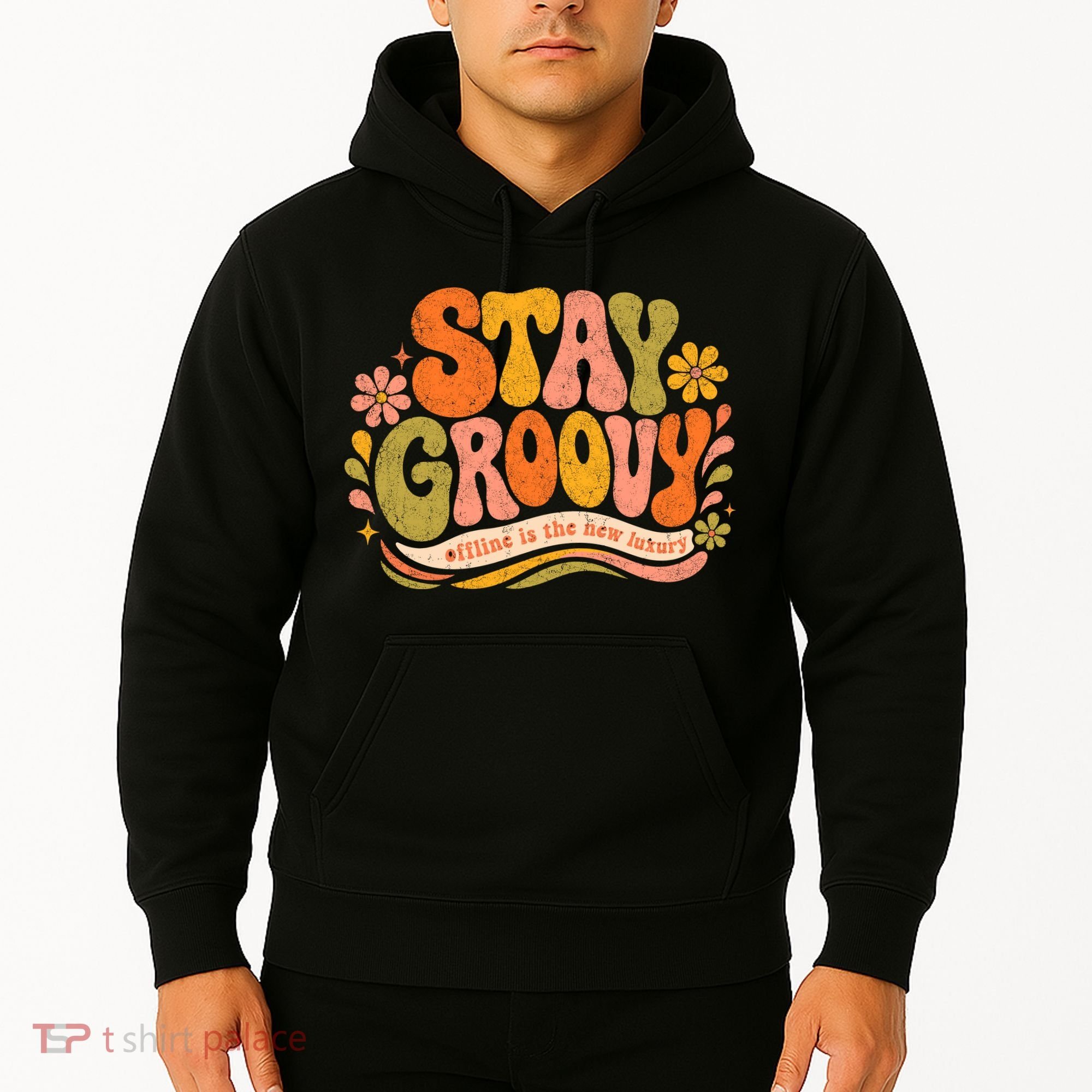 Stay Groovy Retro Hoodie