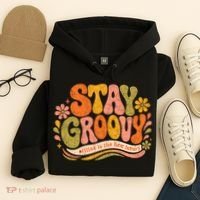 Stay Groovy Retro Hoodie thumb 4