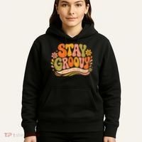 Stay Groovy Retro Hoodie thumb 5