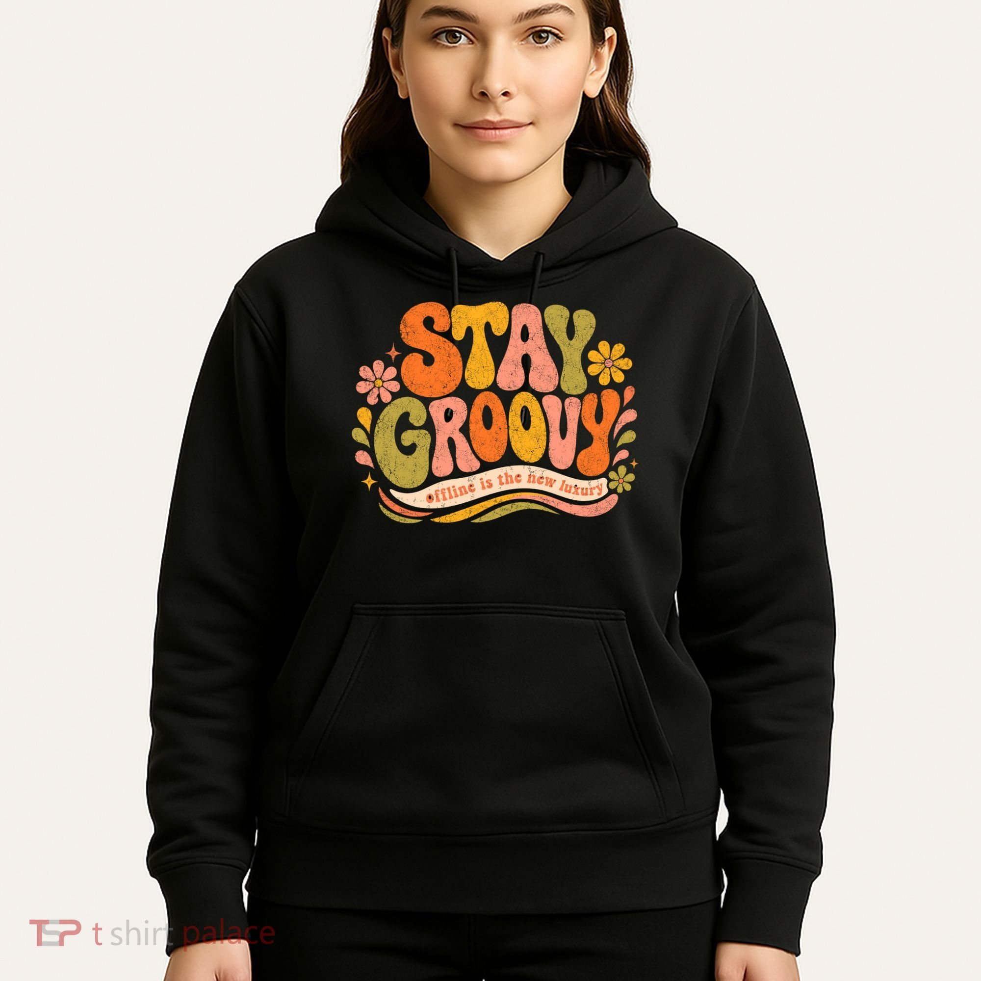 Stay Groovy Retro Hoodie