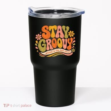 Stay Groovy Retro Tumbler