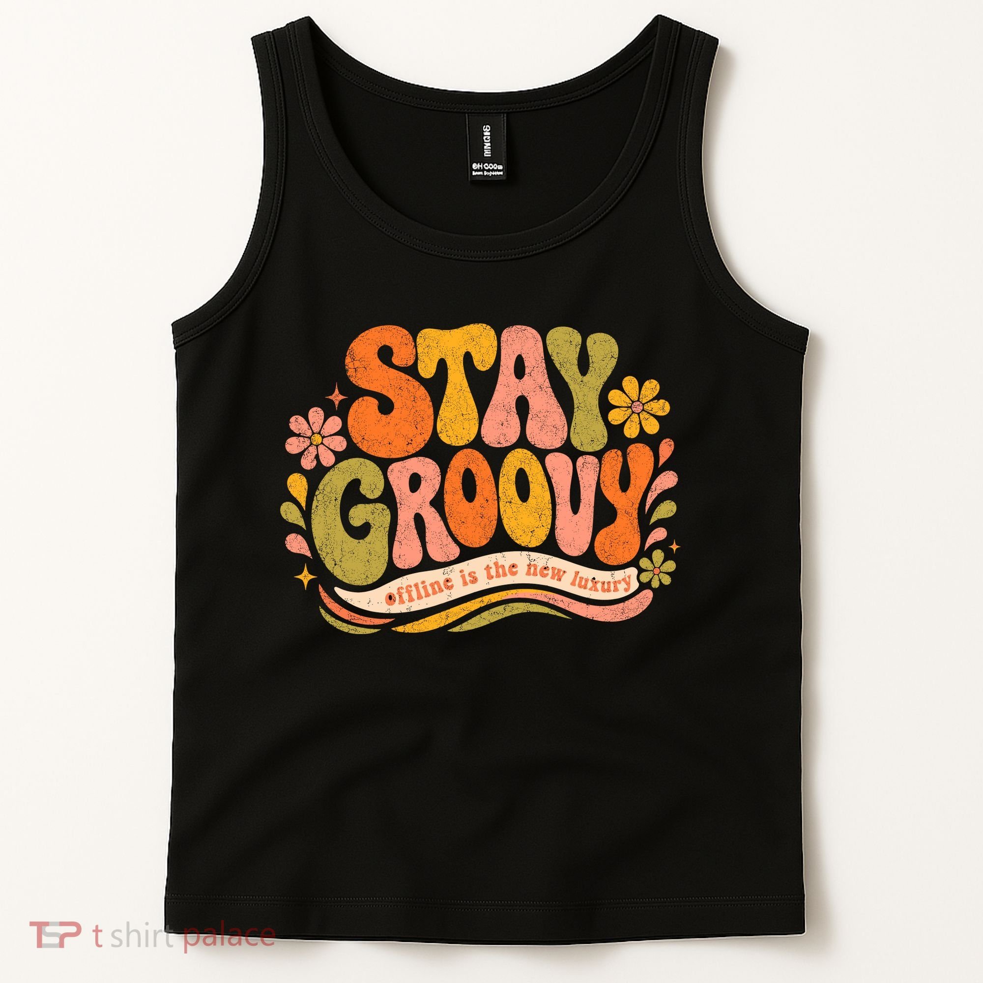 Stay Groovy Retro Tank Top
