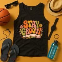 Stay Groovy Retro Tank Top thumb 4
