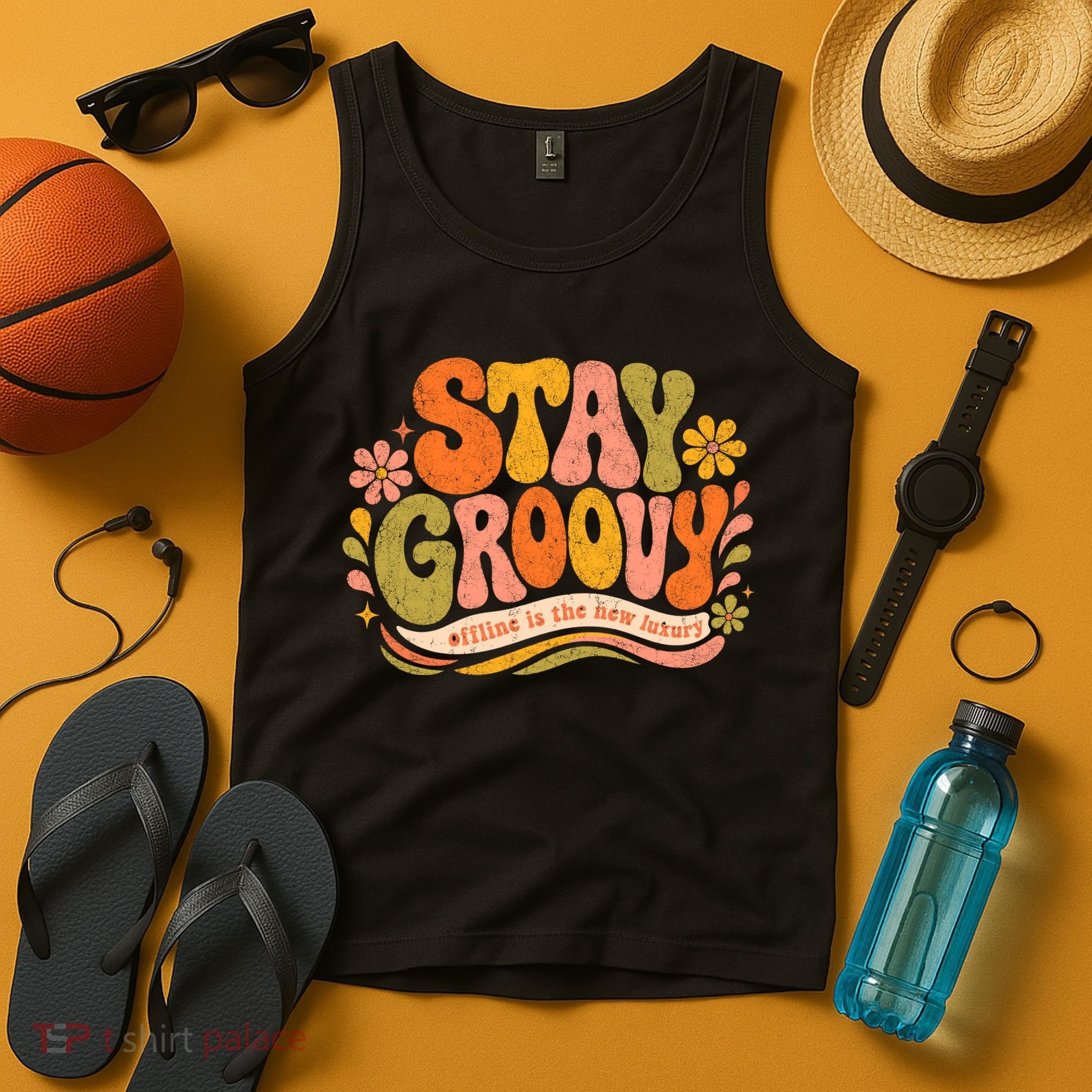 Stay Groovy Retro Tank Top