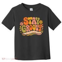 Stay Groovy Retro Toddler T-Shirt thumb 0
