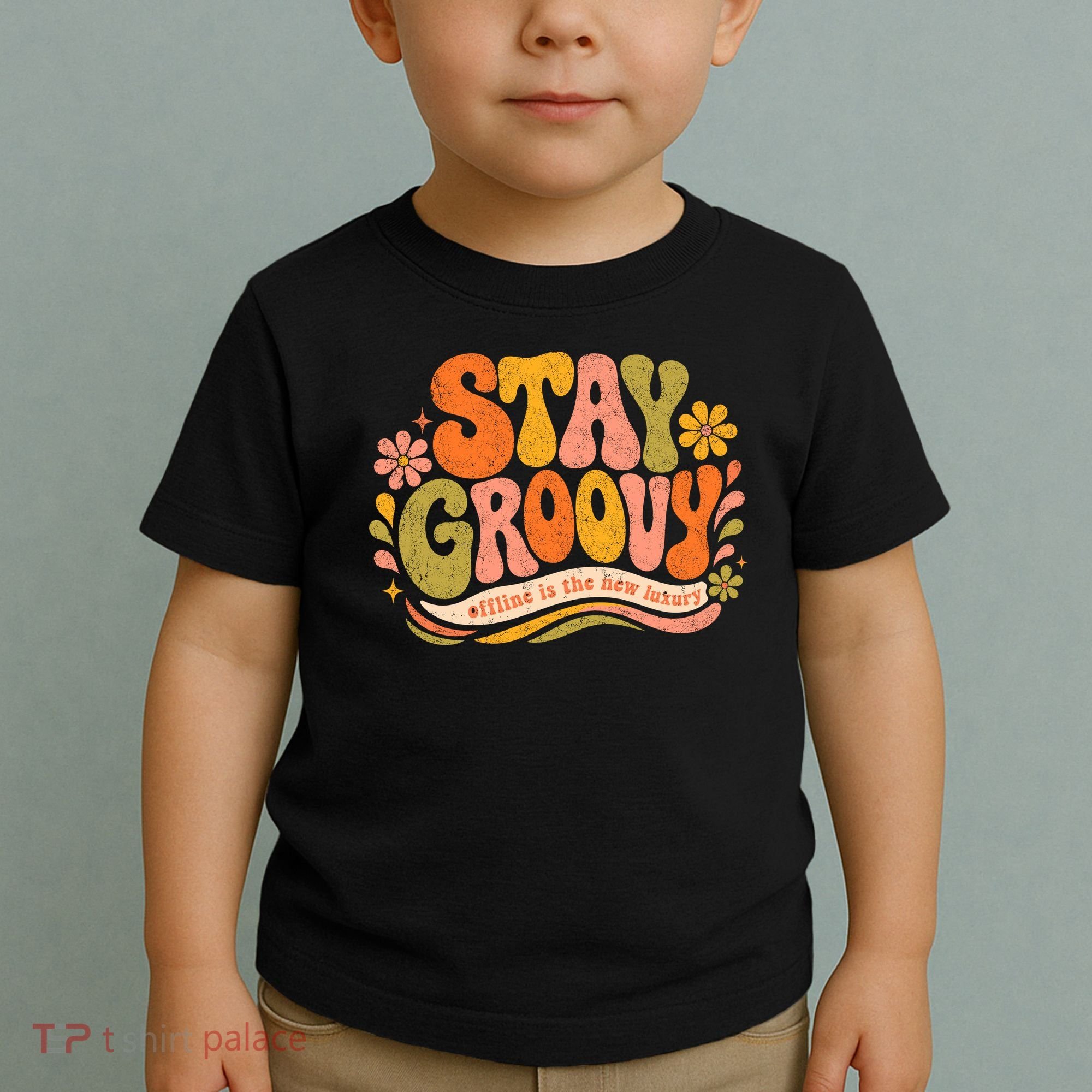 Stay Groovy Retro Toddler T-Shirt