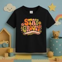 Stay Groovy Retro Toddler T-Shirt thumb 3