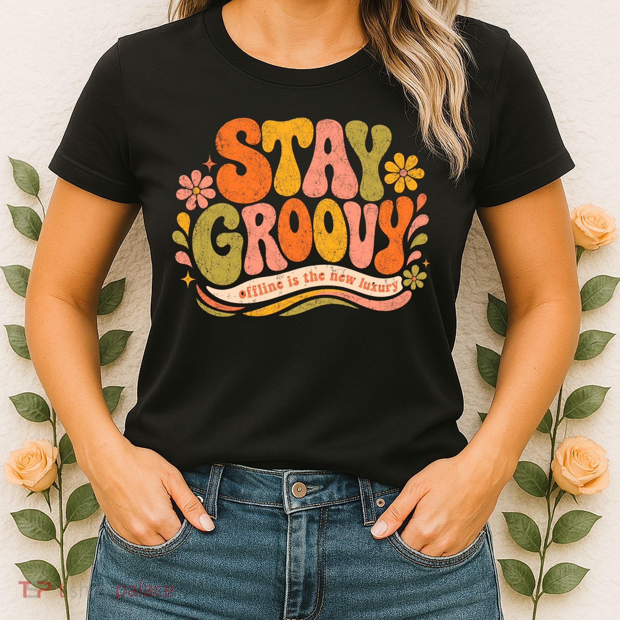 Stay Groovy Retro Women's T-Shirt