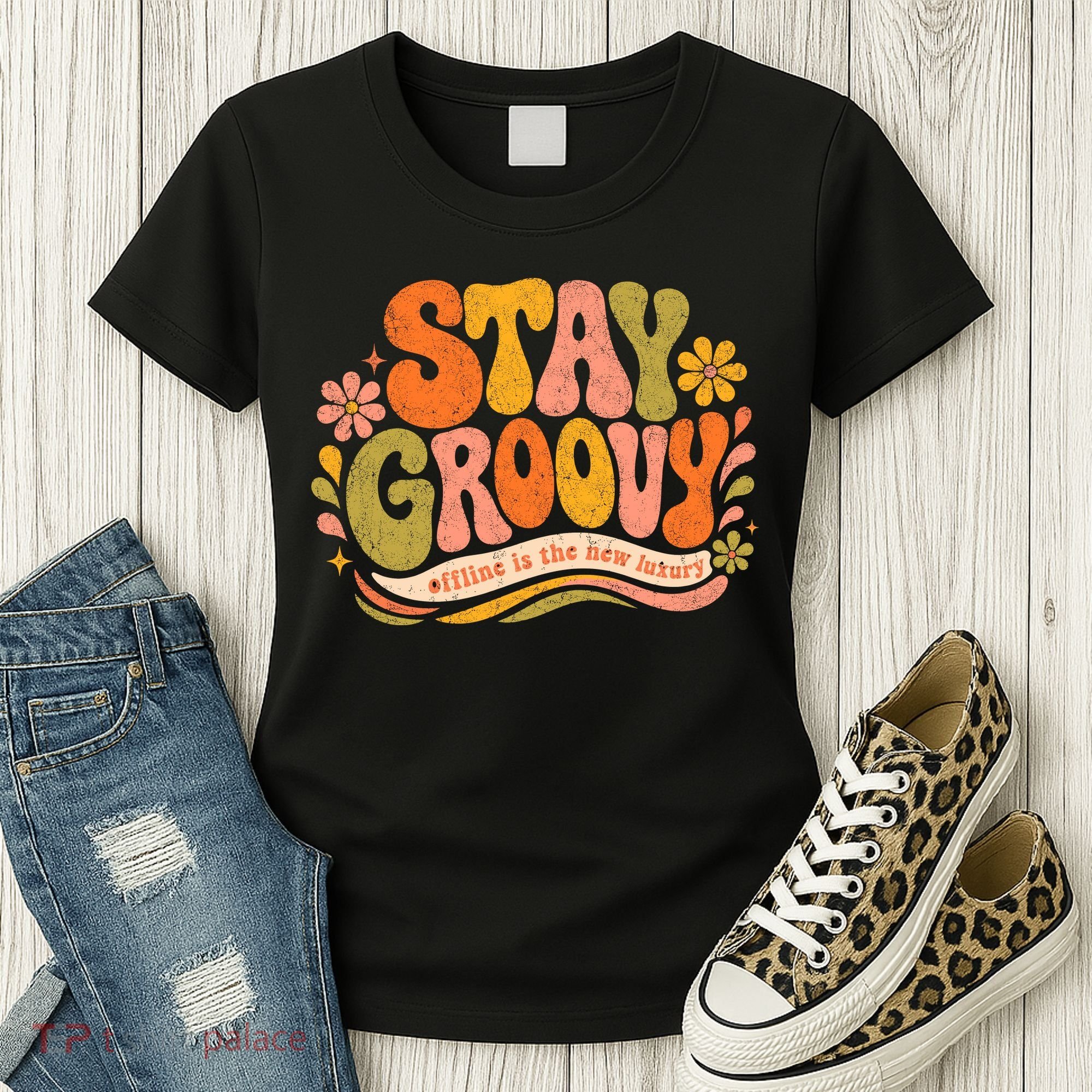 Stay Groovy Retro Women's T-Shirt