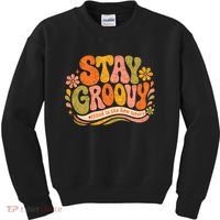 Stay Groovy Retro Kids Sweatshirt thumb 0