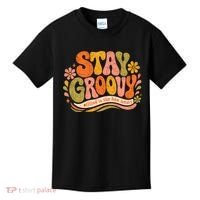 Stay Groovy Retro Kids T-Shirt thumb 0