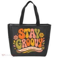 Stay Groovy Retro Tote Bag thumb 0