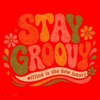 Stay Groovy Retro Santa Hat thumb 1