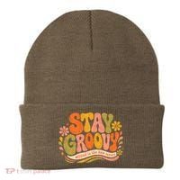 Stay Groovy Retro Beanie thumb 0