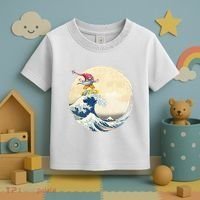Surfing Gnome Riding Great Wave Off Kanagawa Gnome Toddler T-Shirt thumb 3