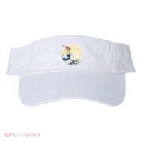 Surfing Gnome Riding Great Wave Off Kanagawa Gnome Visor thumb 0