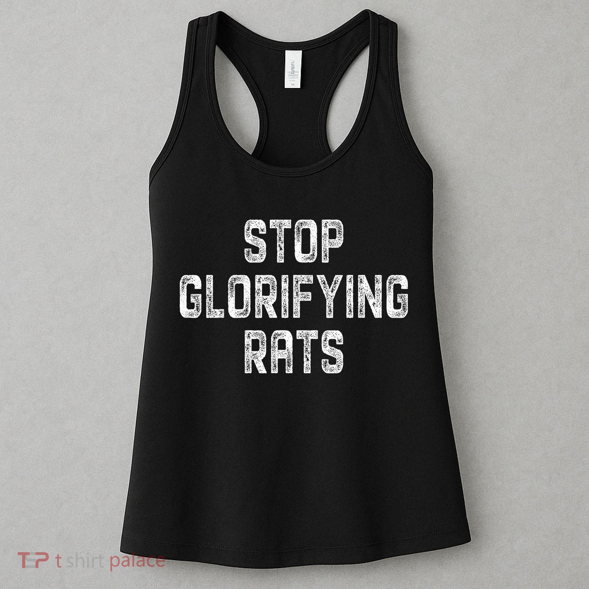 Stop Glorifying Rats Women's Tank Top