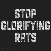 Stop Glorifying Rats Golf Towel thumb 3