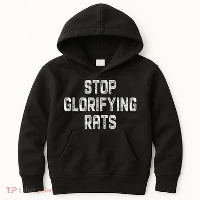 Stop Glorifying Rats Kids Hoodie
