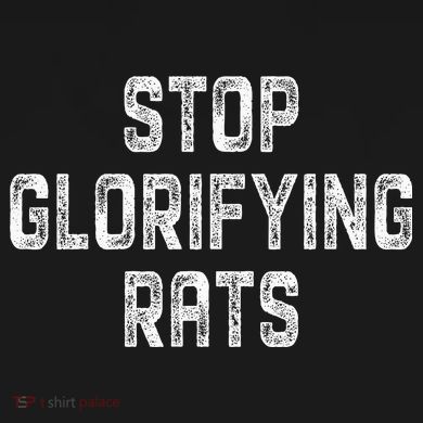 Stop Glorifying Rats Kids Long Sleeve Shirt