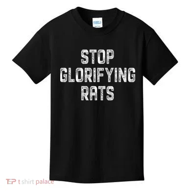 Stop Glorifying Rats Kids T-Shirt