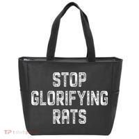 Stop Glorifying Rats Tote Bag thumb 0