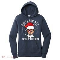 Snitches Get Stitches Elf Xmas Funny Snitches Get Stitches Women's Hoodie thumb 0