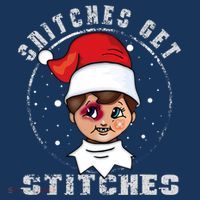 Snitches Get Stitches Elf Xmas Funny Snitches Get Stitches Women's Tank Top thumb 5