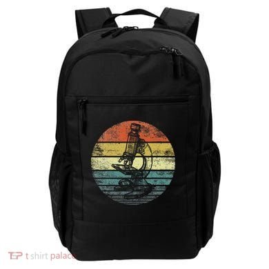 Science Gifts Sunset Scientist Microscope Microscopy Backpack
