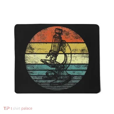 Science Gifts Sunset Scientist Microscope Microscopy Mousepad