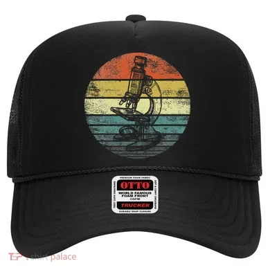 Science Gifts Sunset Scientist Microscope Microscopy Hat