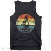 Science Gifts Sunset Scientist Microscope Microscopy Tank Top thumb 0