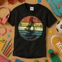 Science Gifts Sunset Scientist Microscope Microscopy Kids T-Shirt thumb 3
