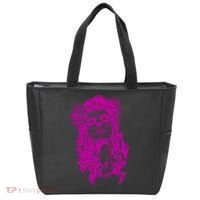 Day Of The Dead Illustration Skeleton Tote Bag thumb 0