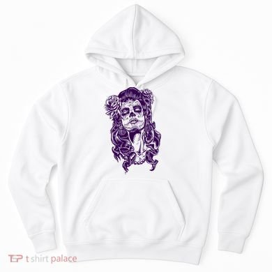 Day Of The Dead Illustration Skeleton Hoodie